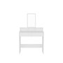 Hanah Home Luna Mesa de Maquillaje Blanca con Espejo